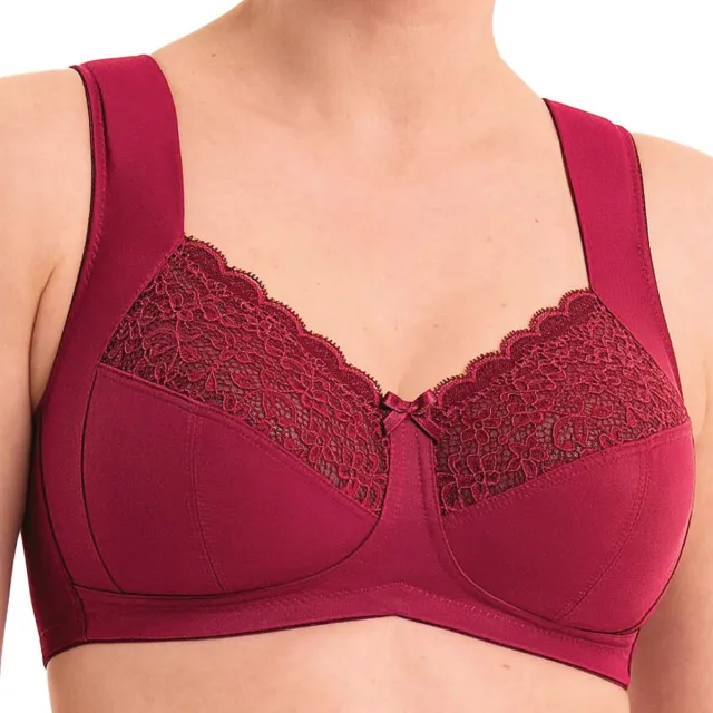 Anita Comfort Havanna TopComfort Bh Zonder Beugel 5813 Dark Red - maat EU 95G / FR Rood