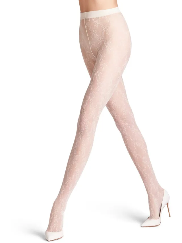 Falke New Boheme 25 DEN transparent materiaal transparent 25 DEN Panty dames wit wit 2059
