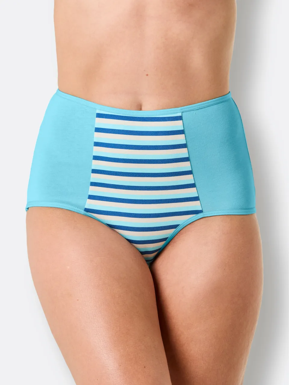 correctieslip lichtblauw jeansblauw + aquamarijn