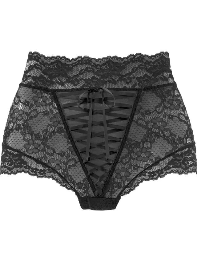 high waist slip zwart, foto 2