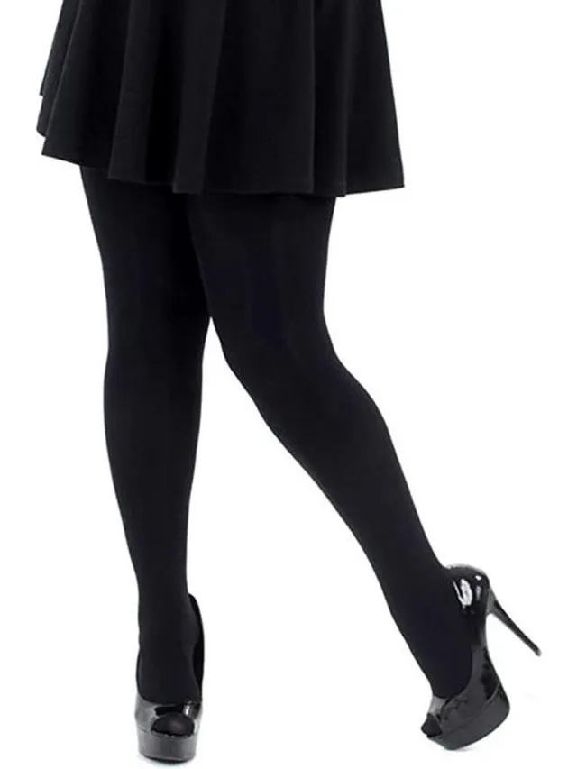 Pretty Polly Maillot - Panty - Velvet - Zachte Maillot - Dikke Panty - 120 Den. - 34/40 - Zwart