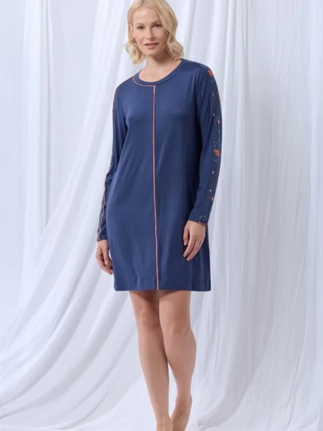 Woody lords x lilies Slaapkleedje donkerblauw