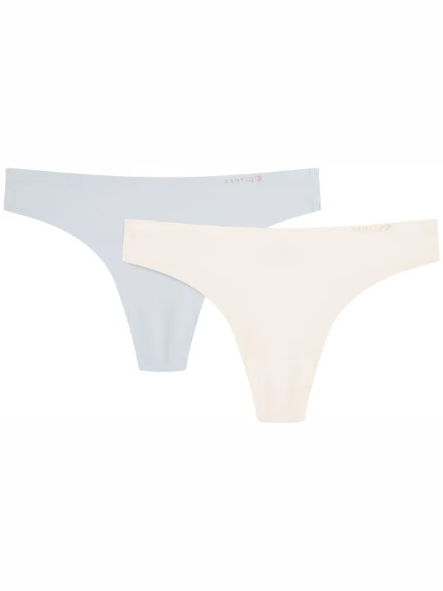 ESOTIQ Pearls - Damesstring - 2-pack - Muntgroen en crème Muntgroen;Crème