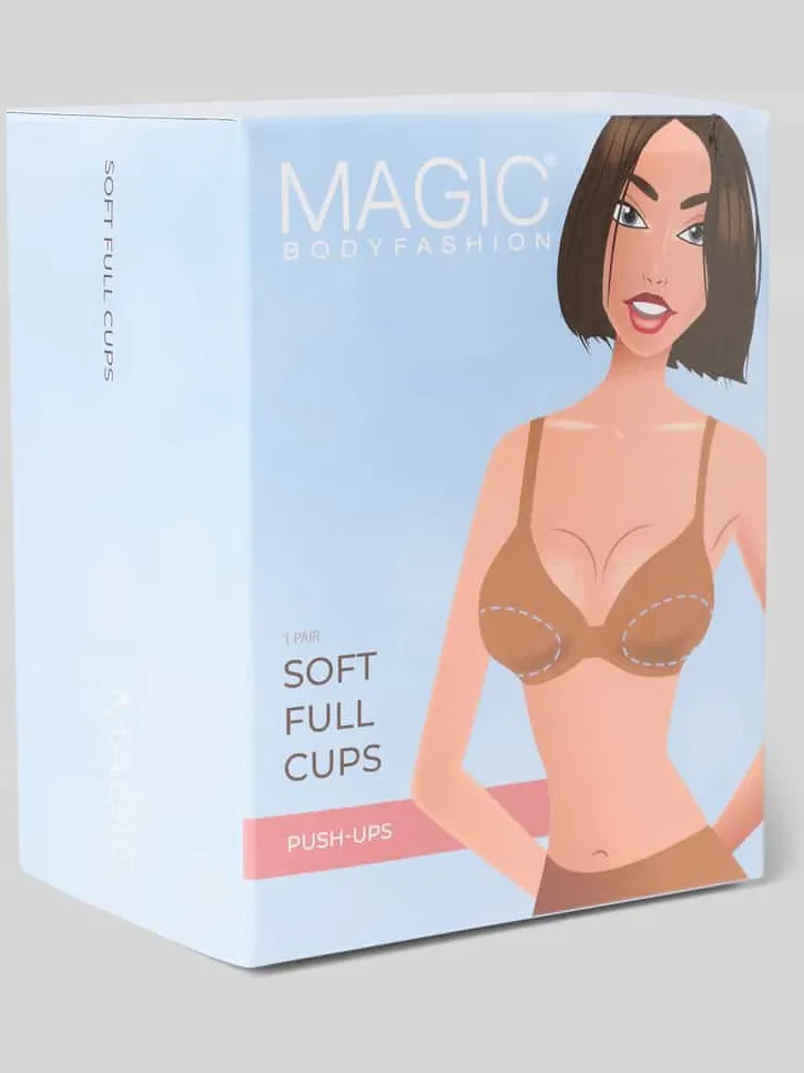 MAGIC Bodyfashion Soft Full Cups voor tot één cupmaat meer Beige