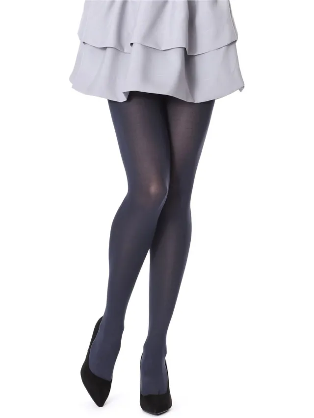 Bellivalini Dames Panty - 100 DEN - Medium gloss - Polyamide - BLV-FI-1003 - Marineblauw