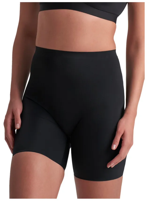 Bye Bra onzichtbare short halverwege de taille zwart