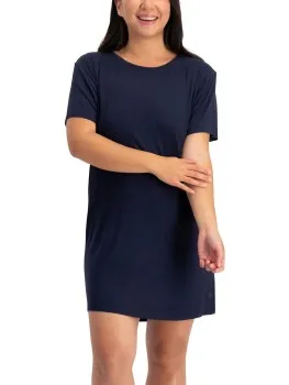 Bamboo Basics Nora PJ Big T-Shirt Rood,Blauw