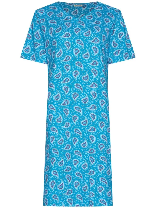 Pastunette Nachthemd - Ipanema - Bamboo - Turquoise