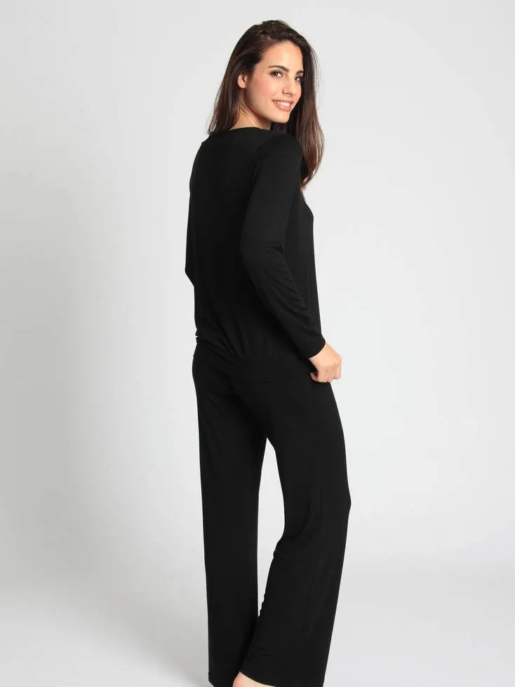 Sassa Mode pyjamabroek zwart, foto 4