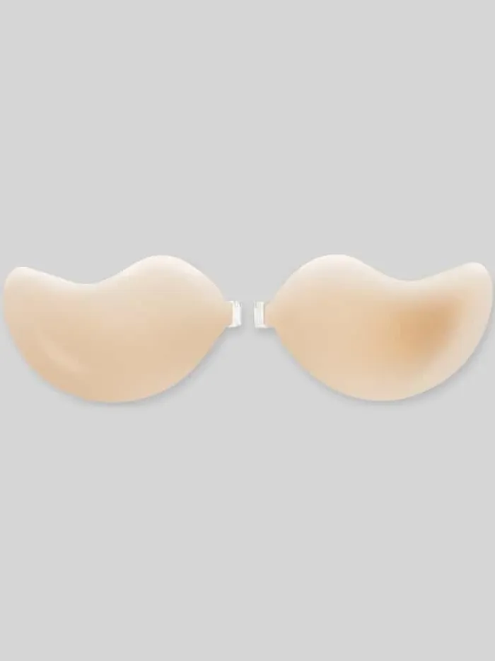 MAGIC Bodyfashion Zelfklevende beha met huidvriendelijke kleeflaag, model 'Precious Bra' Beige