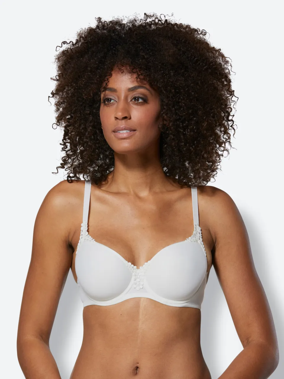 T-shirtbeha met beugel ecru