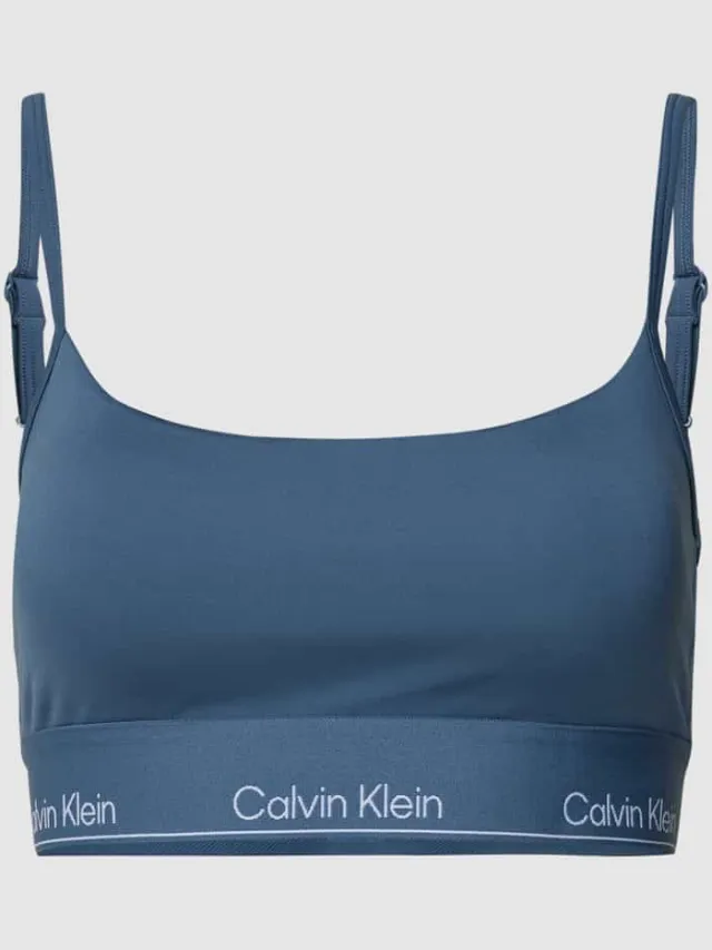Calvin Klein Beha met elastische band Rookblauw