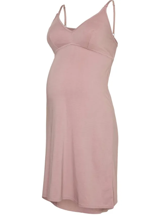 Mamalicious MLSIFFA FEED ME NIGHTGOWN 2F - Dames - Pyjamas Woodrose