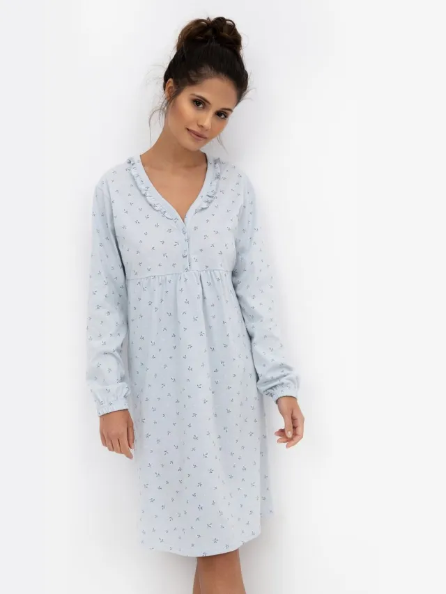 S& Sensis Sensis Nachthemd Lucille 36 / Blauw