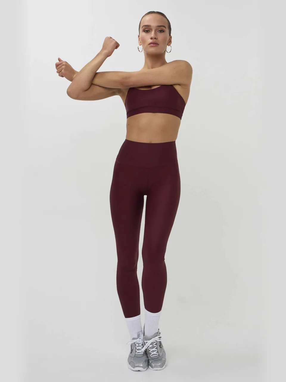 Studio AMAYA voorgevormde sport-bh medium support - bordeaux
