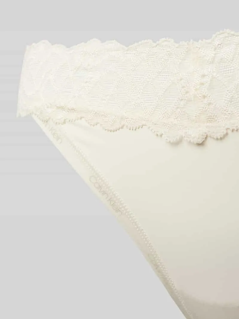 Calvin Klein Slip met kanten details offwhite, foto 3