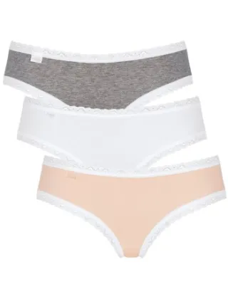 Sloggi 24 7 Weekend Hipster slip Rood,Versch.kleure/Patroon,Blauw,Geel,Wit,Groen,Lila,Roze,Beige,Grijs,Zwart