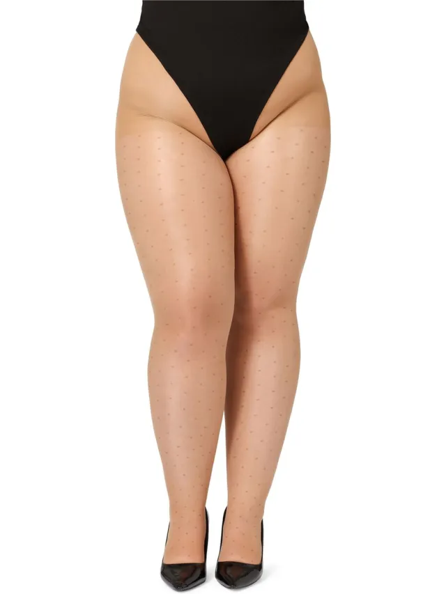 Bellivalini Dames Panty - 20 DEN - Halsterloos - Polyamide - BLV-GI-1128 - Daino