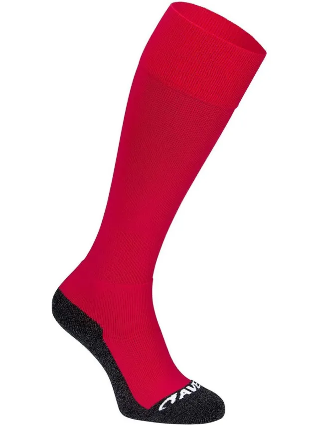 Avento Voetbalsokken - Lang Model - Basic - Rood/Grijs
