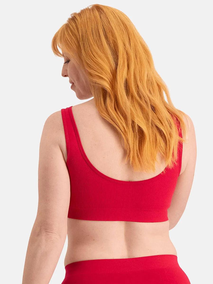 Bamboo Basics Fleur voorgevormde bh top rood, foto 4