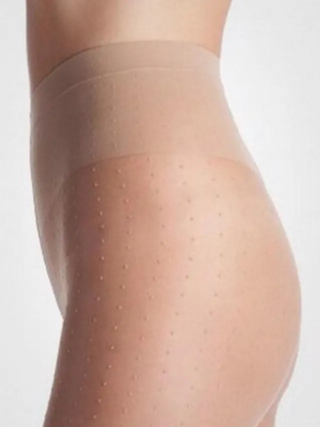 Oroblu polka dot panty Adelle 20 den maat XL nude