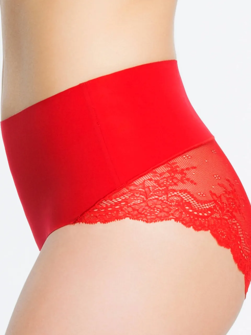 SPANX SPANXsupersmooth™ Undie-tectable licht corrigerende Lace Hi-Hipster gebroken - felrood, foto 5