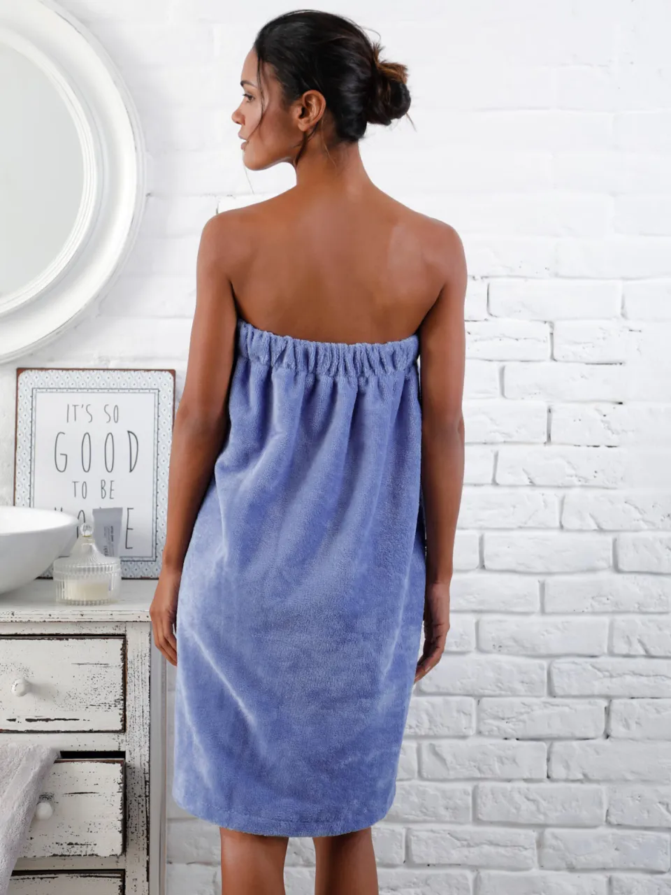 saunakilt blauw, foto 3