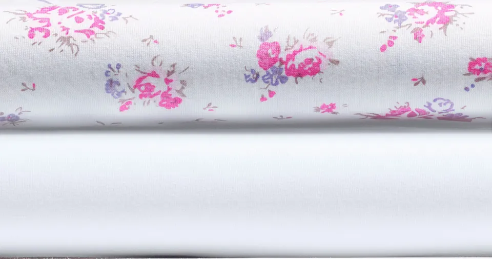 tailleslip roze geprint en wit, foto 3