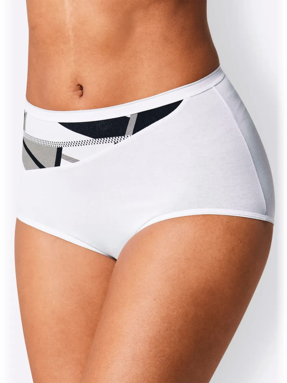 tailleslip wit geprint