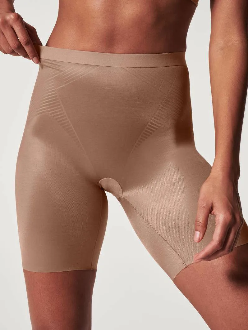 SPANX SPANXshape™ Invisible medium corrigerende Mid-Thigh short donkerbeige, foto 5