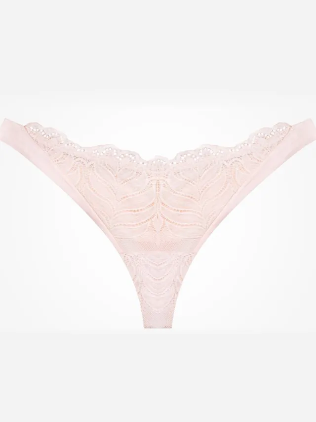 ESOTIQ Korin - Damesstring - Beige - Kanten details