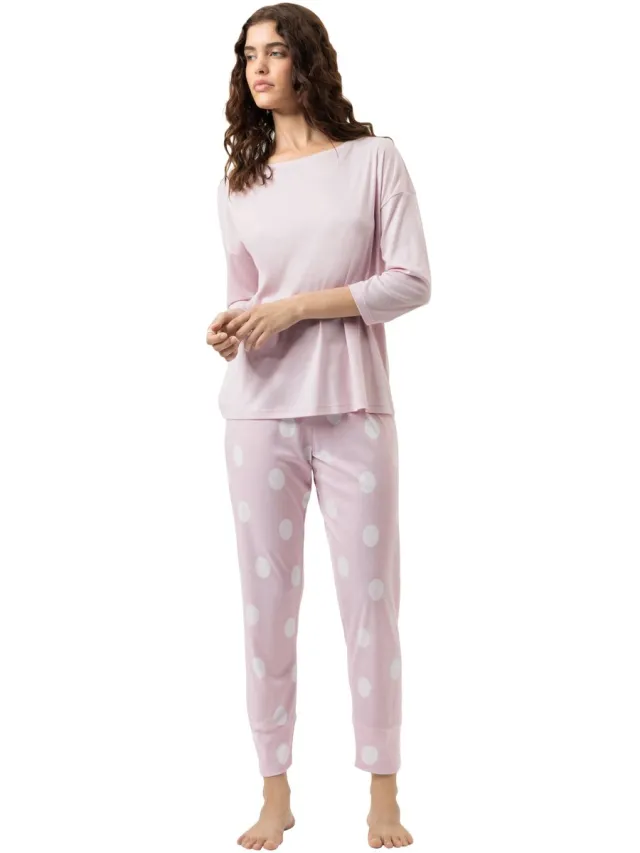 Mey Pyjama Serie Pretty Dots Pink Parfait