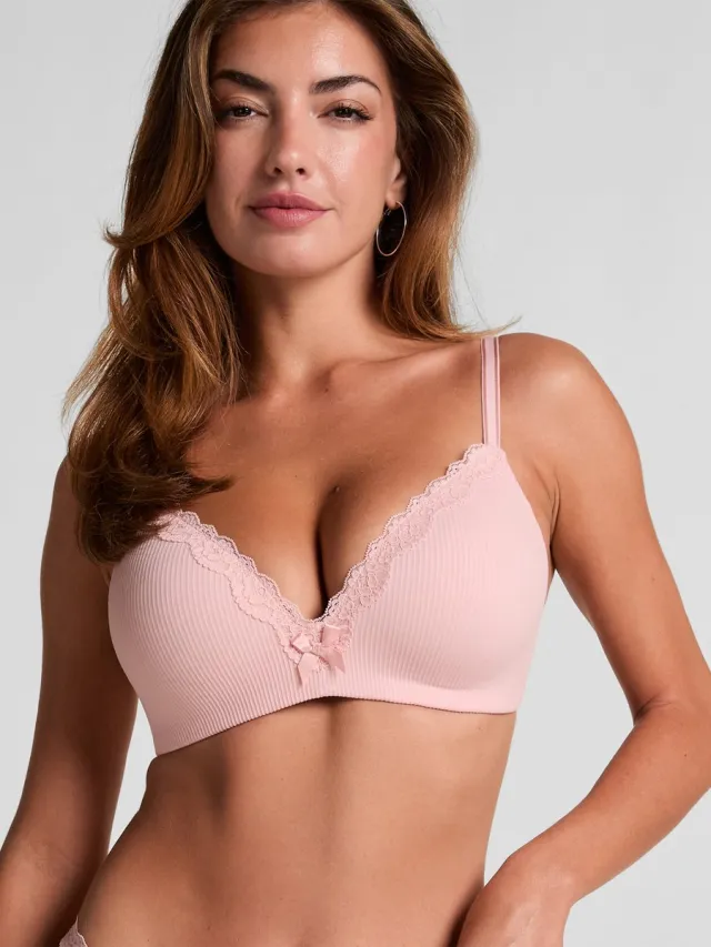Hunkemöller Dames Lingerie Voorgevormde bh zonder beugel Lola - Roze