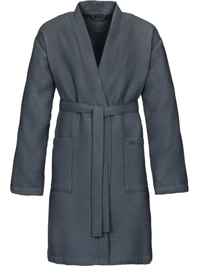 Vossen Badjas Comfort Line ROM - Pique Flanell XXL - Sauna Badjas Antra