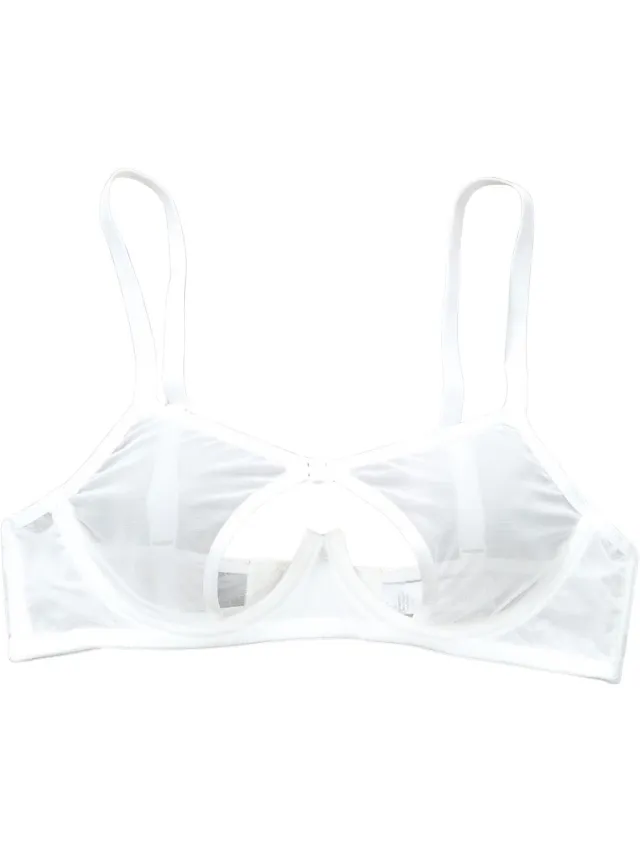 Currero BH Zonder Beugel - Strapless - Zonder Bandjes - Met Voorsluiting - Push-up Bh's - Comfort Beha - Comfortabel - Grote Sluiting - Wit - Cupmaat