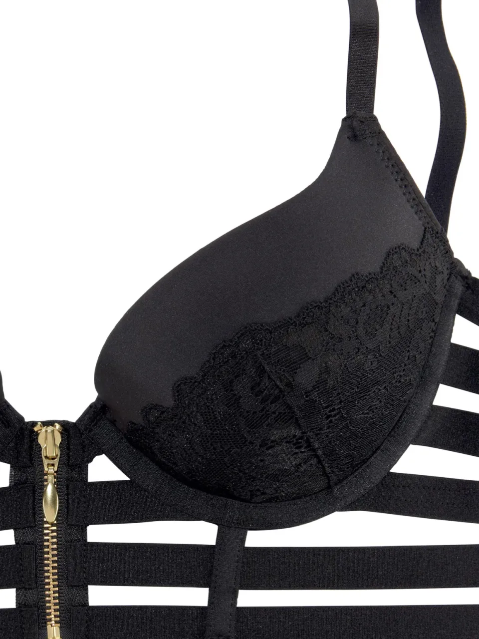 Jette push-up bustierbeha zwart, foto 3
