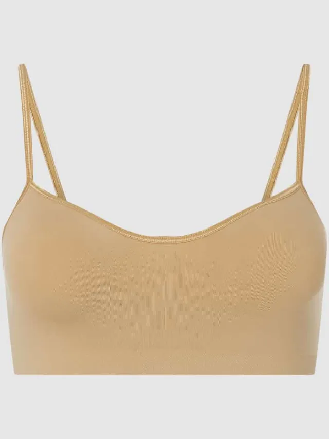 Hanro Zachte bh van microvezel- naadloos, model 'Touch Feeling' beige, foto 2