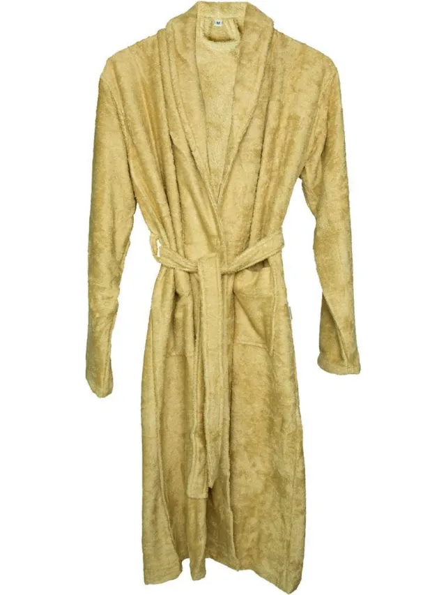 Timboo Badjas voor volwassenen - Honey Yellow Geel