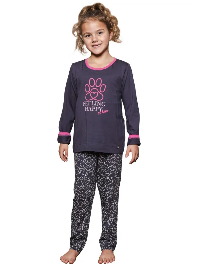 Rebelle MyRebelle - Furry Friend - Pyjama - Bio-Katoen - Grijs