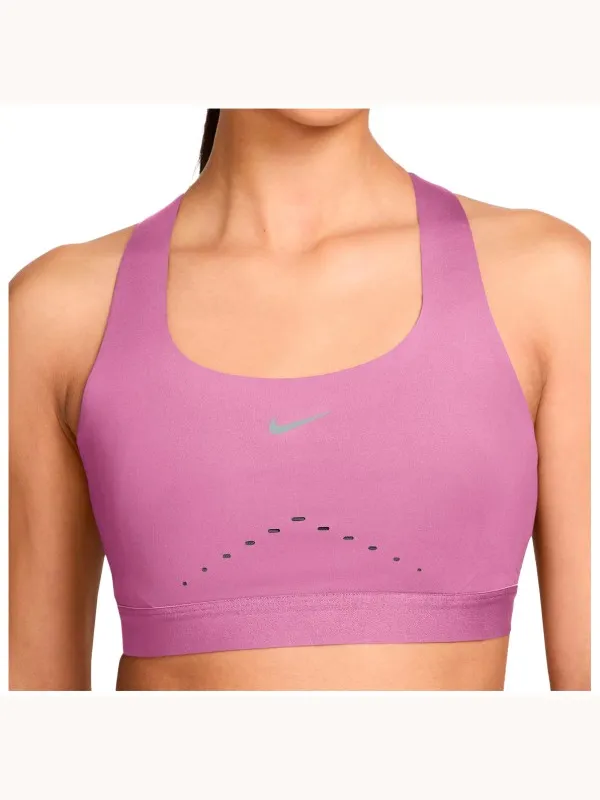 Nike Swift High-Support Lightly Lined sportbeha roze