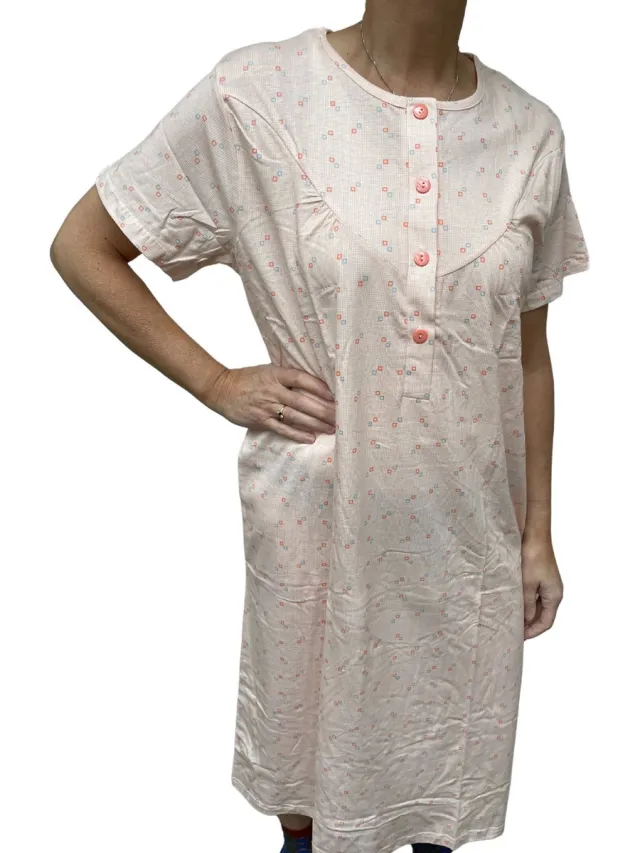 Cocodream Quality Dames blauw nachthemd - Vrouwen - Oranje