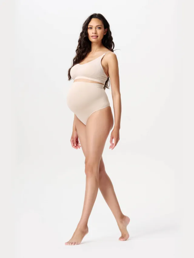 Noppies zwangerschapsstring Simi beige