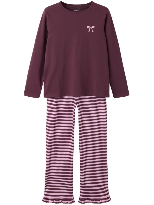NAME IT Pyjama set Biologisch katoen Catawba Grape1