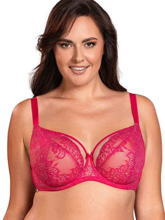 Vivisence 1044 voorgevormde bh zonder beugels Fuchsia