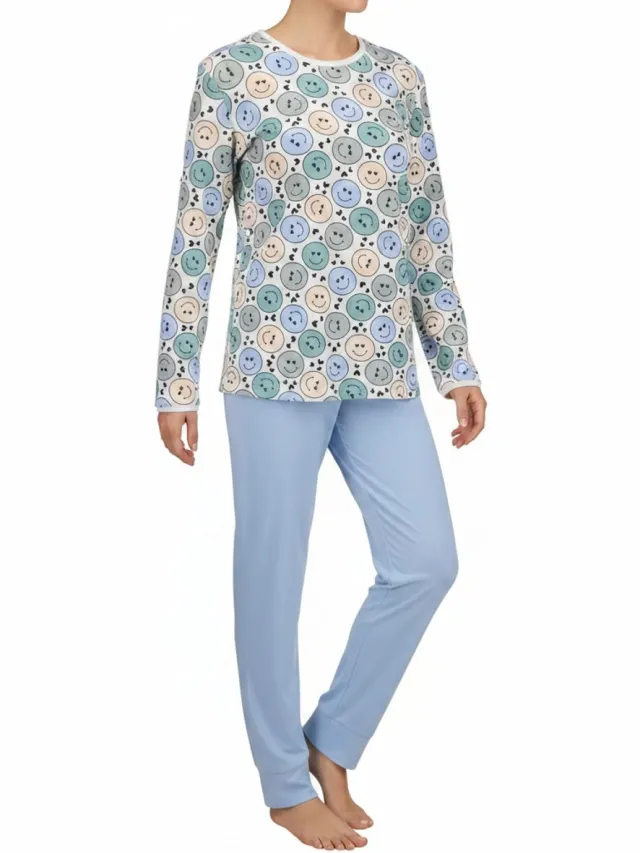 Ringella Smiley – Pyjama – 6511224 – Fjord Blue – Blauw