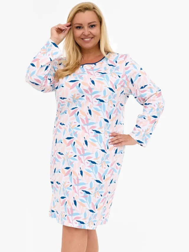 Cornette Katoenen Dames Nachthemd Hannah 770/456 50 / Wit