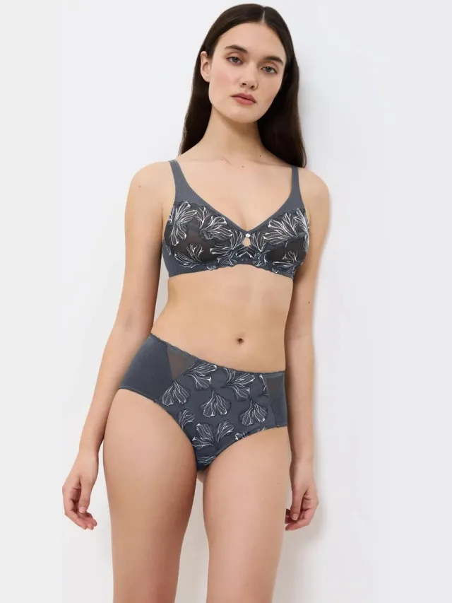 Triumph Bügelloser BH Wild Iris Florale Grey