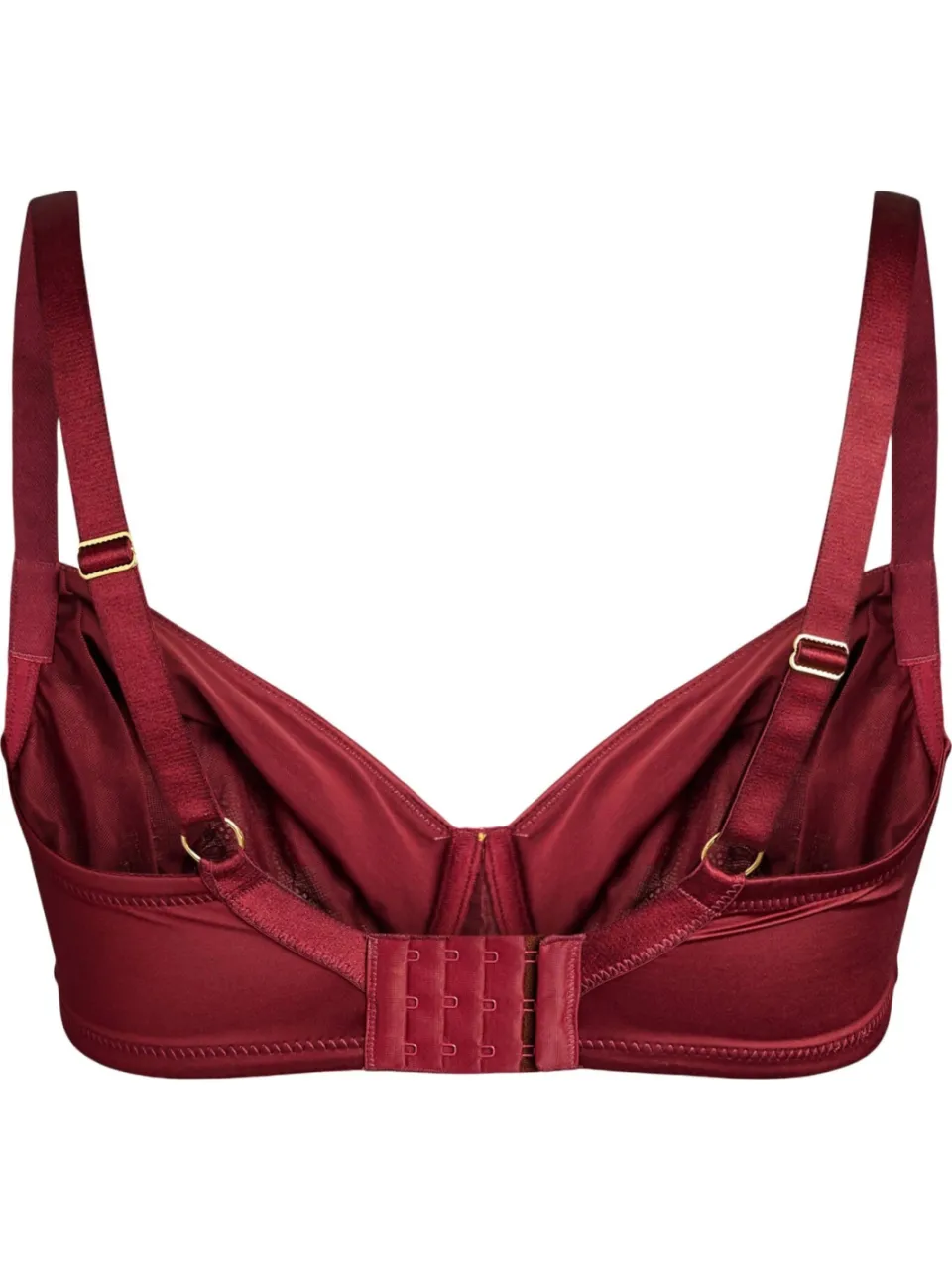Zizzi LMELIKA beugel-bh donkerrood, foto 3