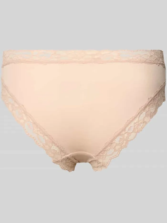 SKINY slim fit slip met kant model 'Rio' Beige