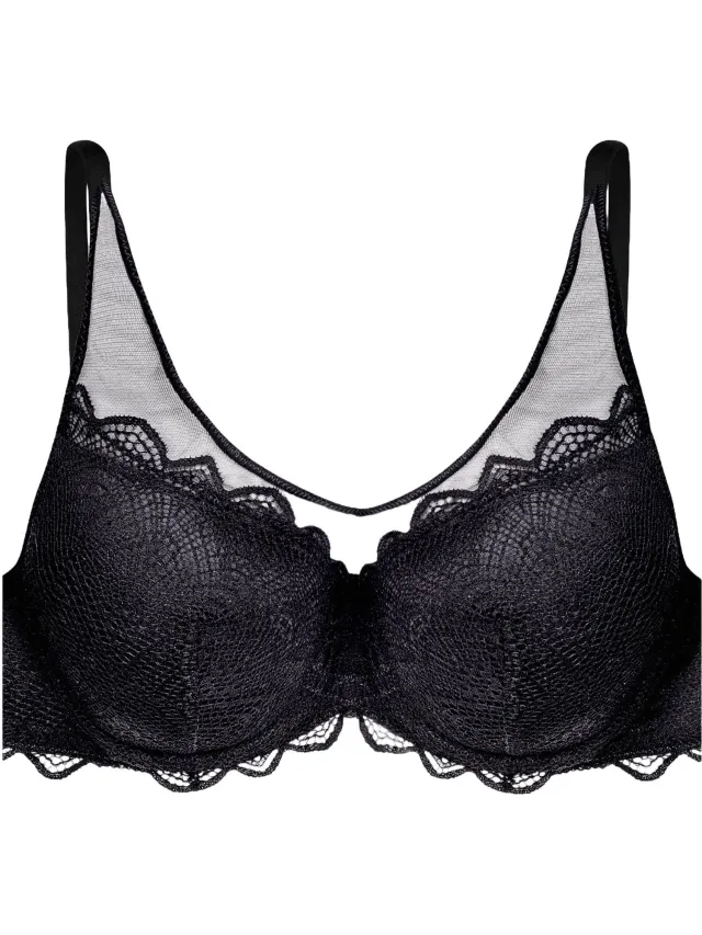 ESOTIQ Twiggy - Push-upbeha - Zwart